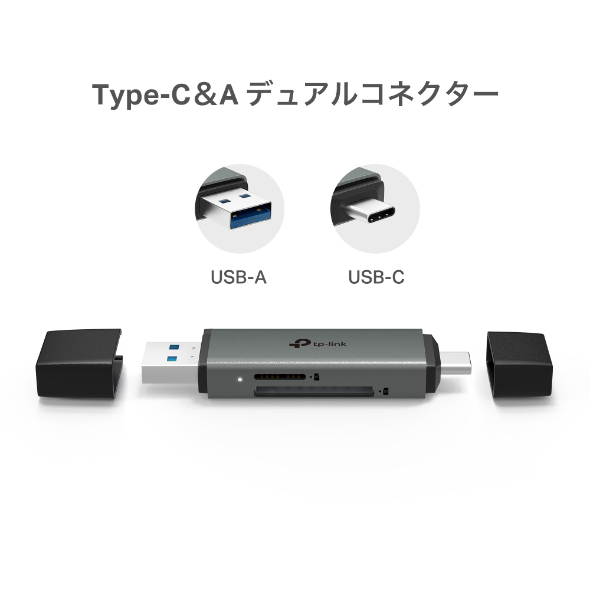 USB 3.0 Type-C＆A SDカードリーダー 3