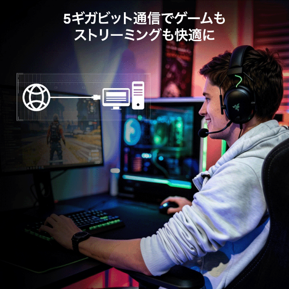 5ギガビットPCIe 3.1ネットワークアダプター 4