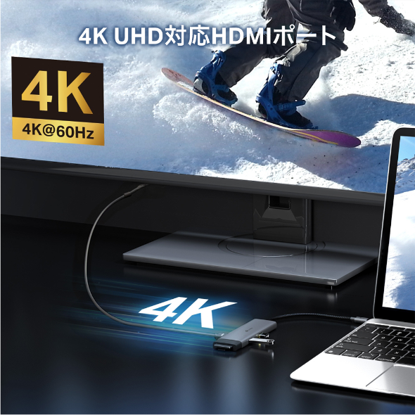 USB Type-C 7in1ハブ 5