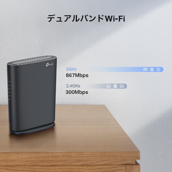 AC1200 MU-MIMO Wi-Fiルーター 6