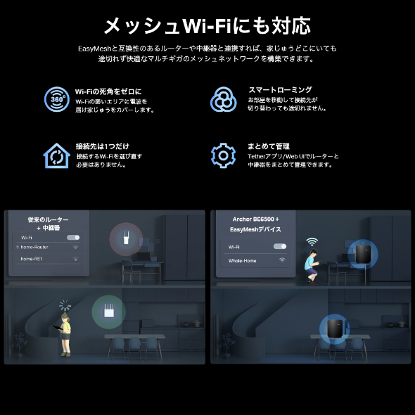 BE6500 デュアルバンドWi-Fi 7ルーター 7