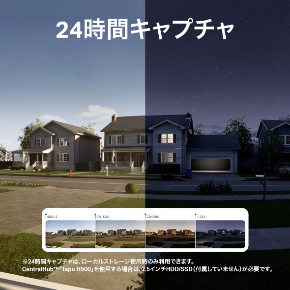 ソーラー給電対応センサーライト付きパンチルトセキュリティカメラキット  13