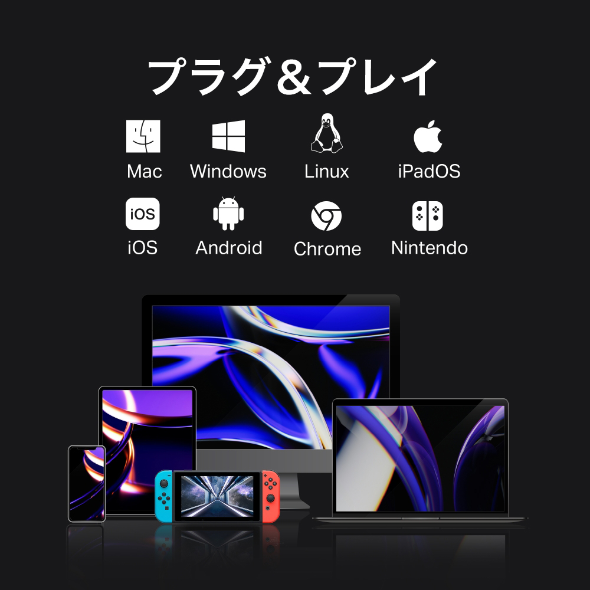 USB Type-C 9in1ハブ 11