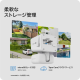 ソーラー給電デュアルレンズパンチルトセキュリティカメラキット 12