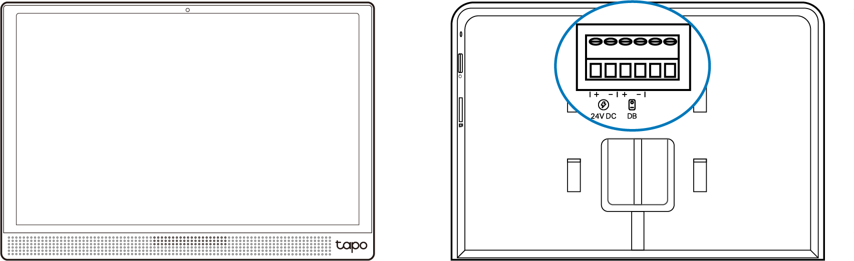 Front and back panels