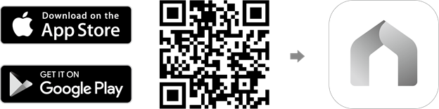 Dispalys the QR code of the Tapo App.