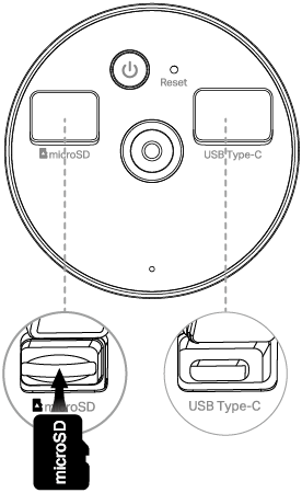 Camera back part