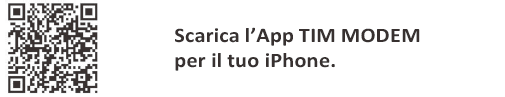 Scarica l’App TIM MODEM per il tuo iPhone.