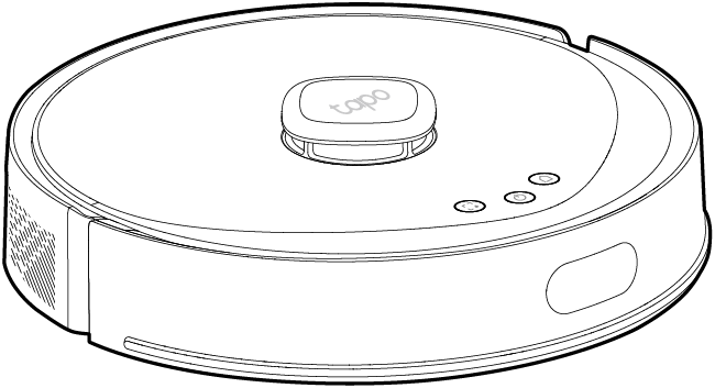 Top Side of Robot Vacuum