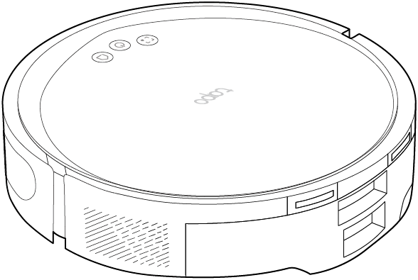 Back Side of Robot Vacuum