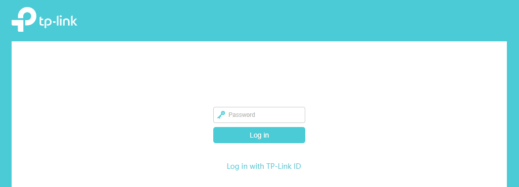 the login page you need to enter password