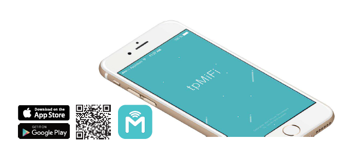 the image with a QR to download tpMiFi