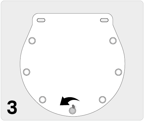 Tear off all seven adhesive liners on the back.
