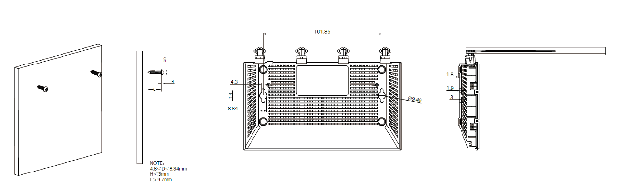 mounting diagram