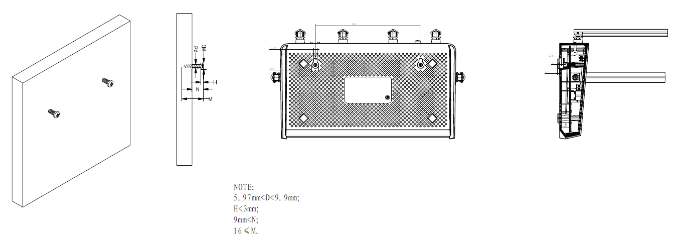 mounting diagram