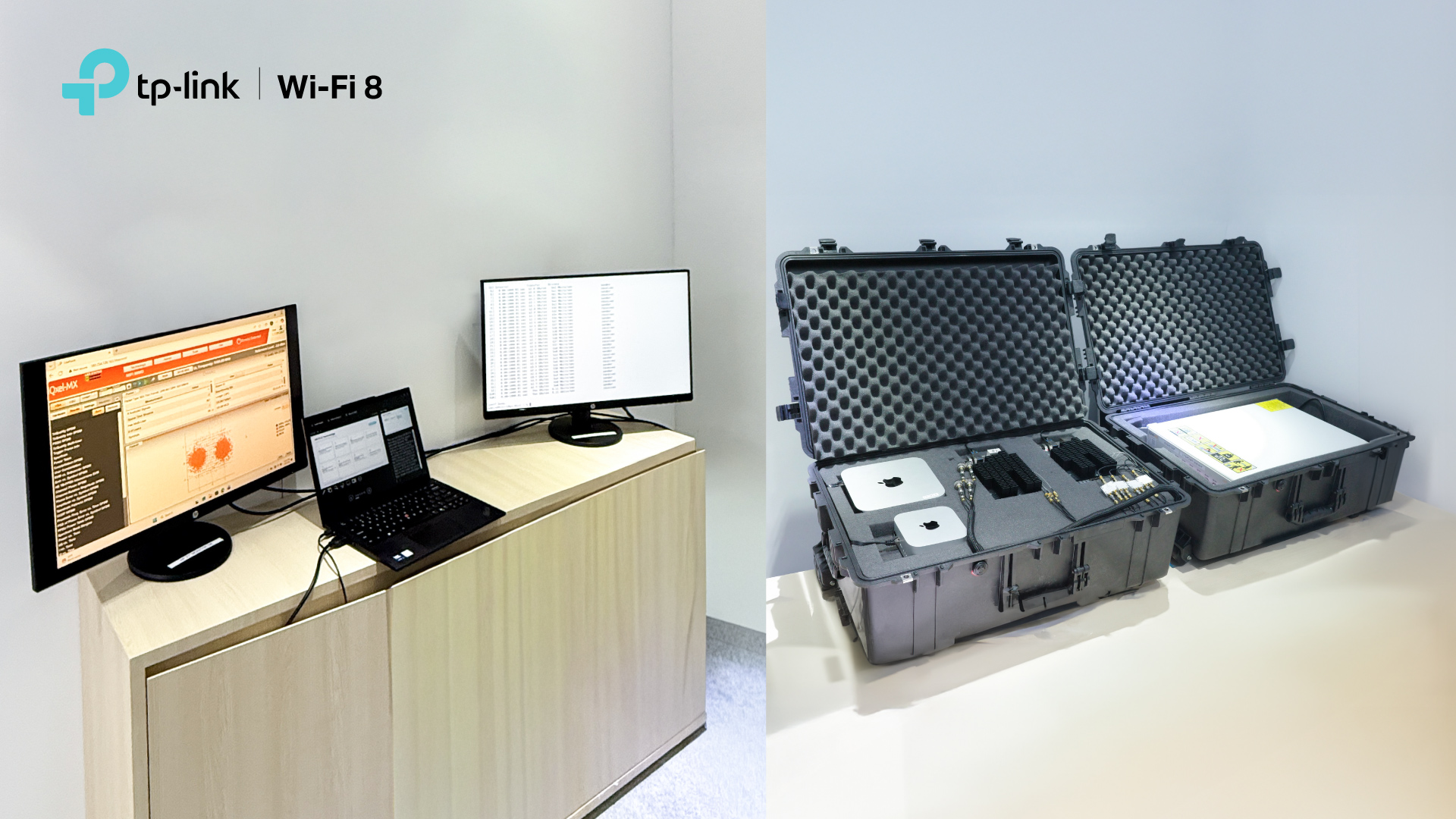 ▲TP-Link 於CES 2026 現場展示 Wi-Fi 8（802.11bn）技術的實作連線演示，也表示未來將在2026陸續推出搭載 Wi-Fi 8 技術的產品，將高穩定、低延遲的新世代無線技術帶給更多消費者與企業用戶。