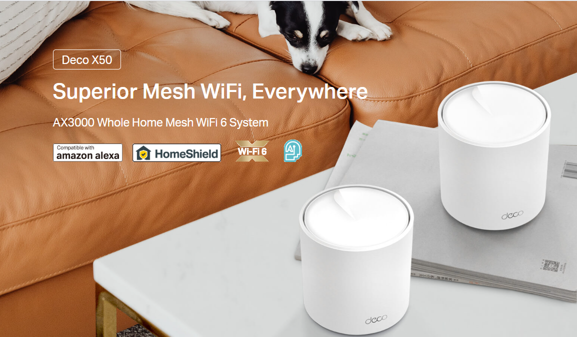 TP-LINK Deco X50(3-pack) AX3000 Whole Home Mesh WiFi 6 System (3-pack) at  The Good Guys