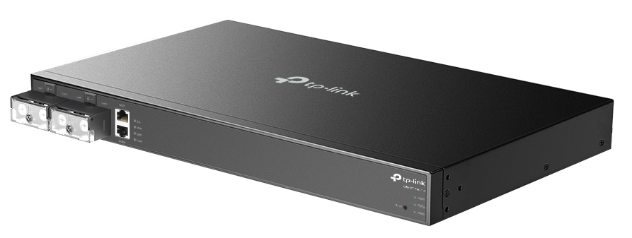 Front panel of TP-Link DeltaStream Chassis Embedded Telecom Power