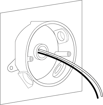 Image of removing the existing floodlight camera