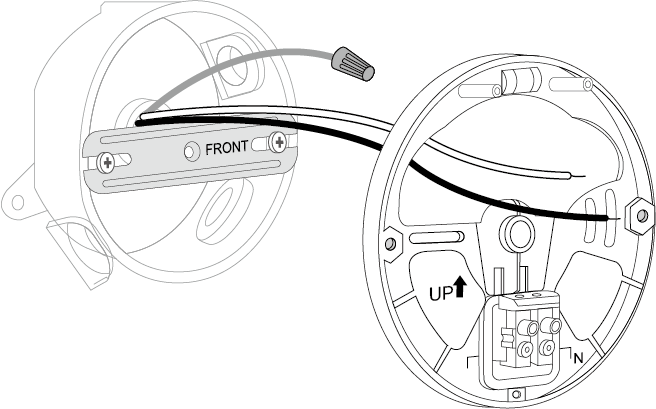 Image of covering the Ground wire