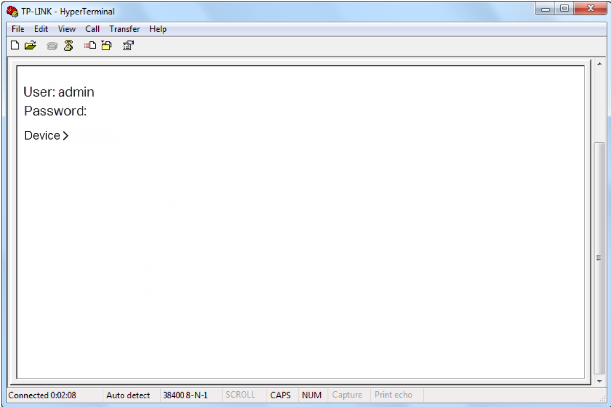 Image of login page