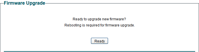 Being Ready to Upgrade the Firmware