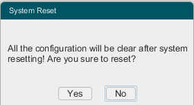 Being Sure to Reset the System