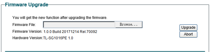 Upgrading the Firmware