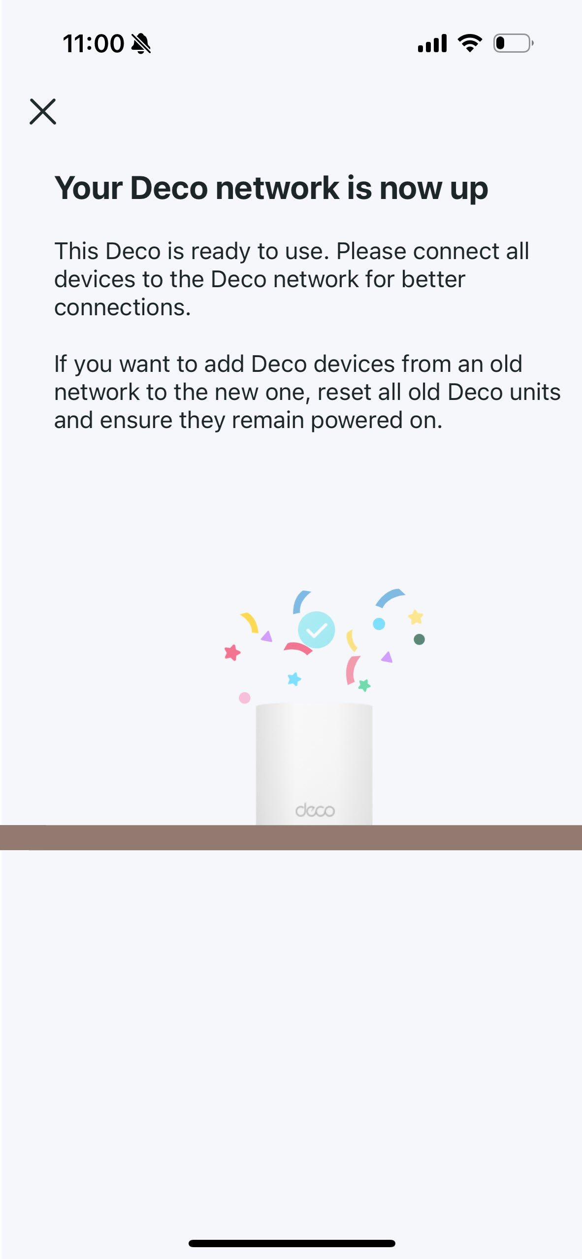 Image displaying the setup complete page.