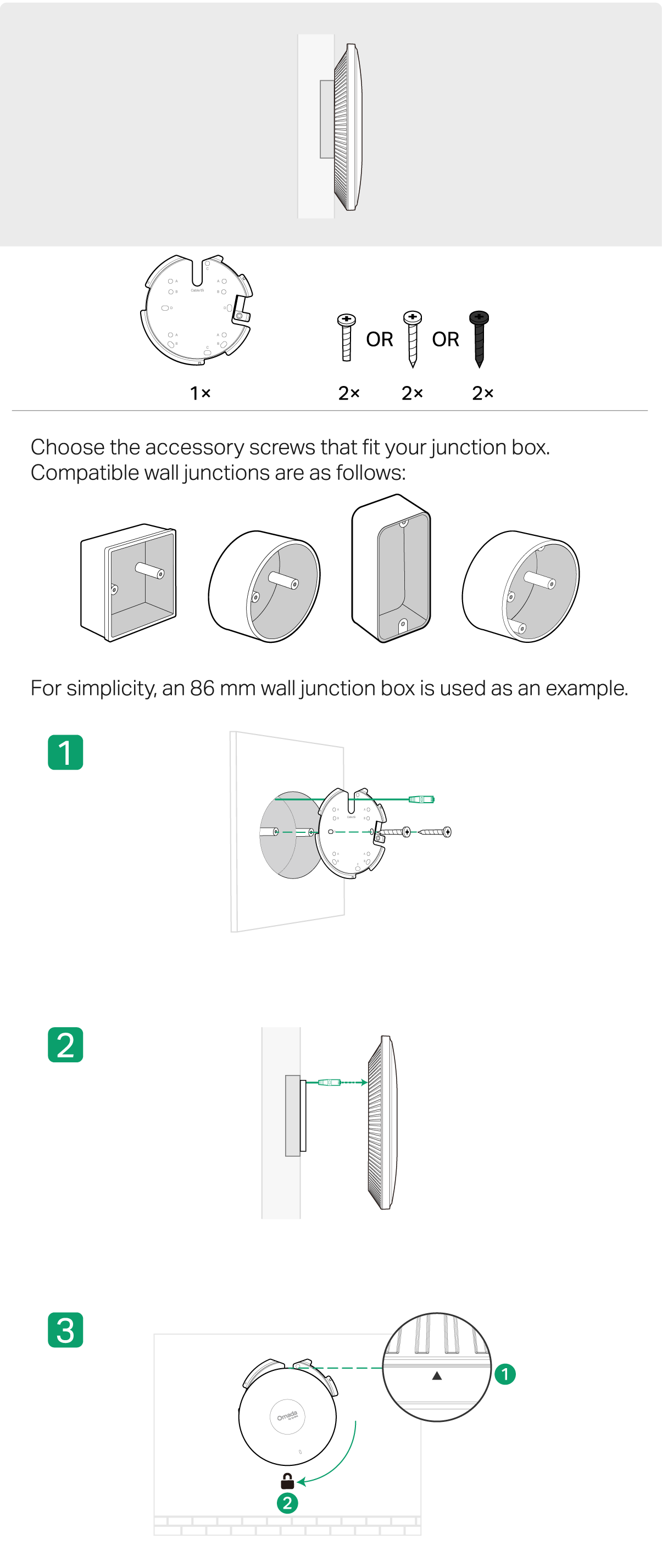 junction box mounting