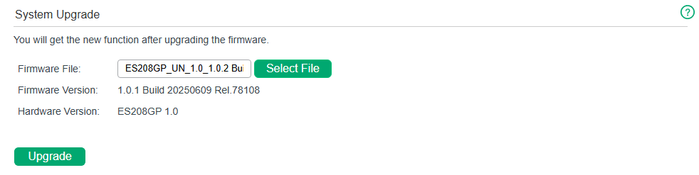 Upgrading the Firmware