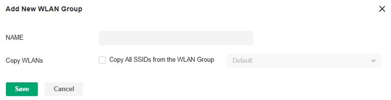 Add new WLAN group