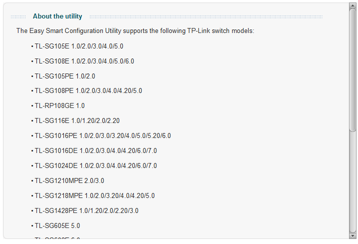 Viewing Information About the Utility