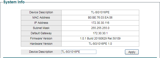 Specifying the Device Description