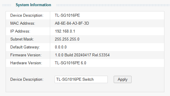 Specifying the Device Description