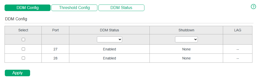 Configuring DDM