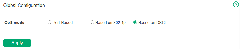 Configuring Basic QoS in DSCP-Based Mode