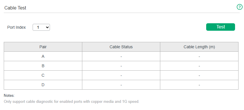 Cable Test