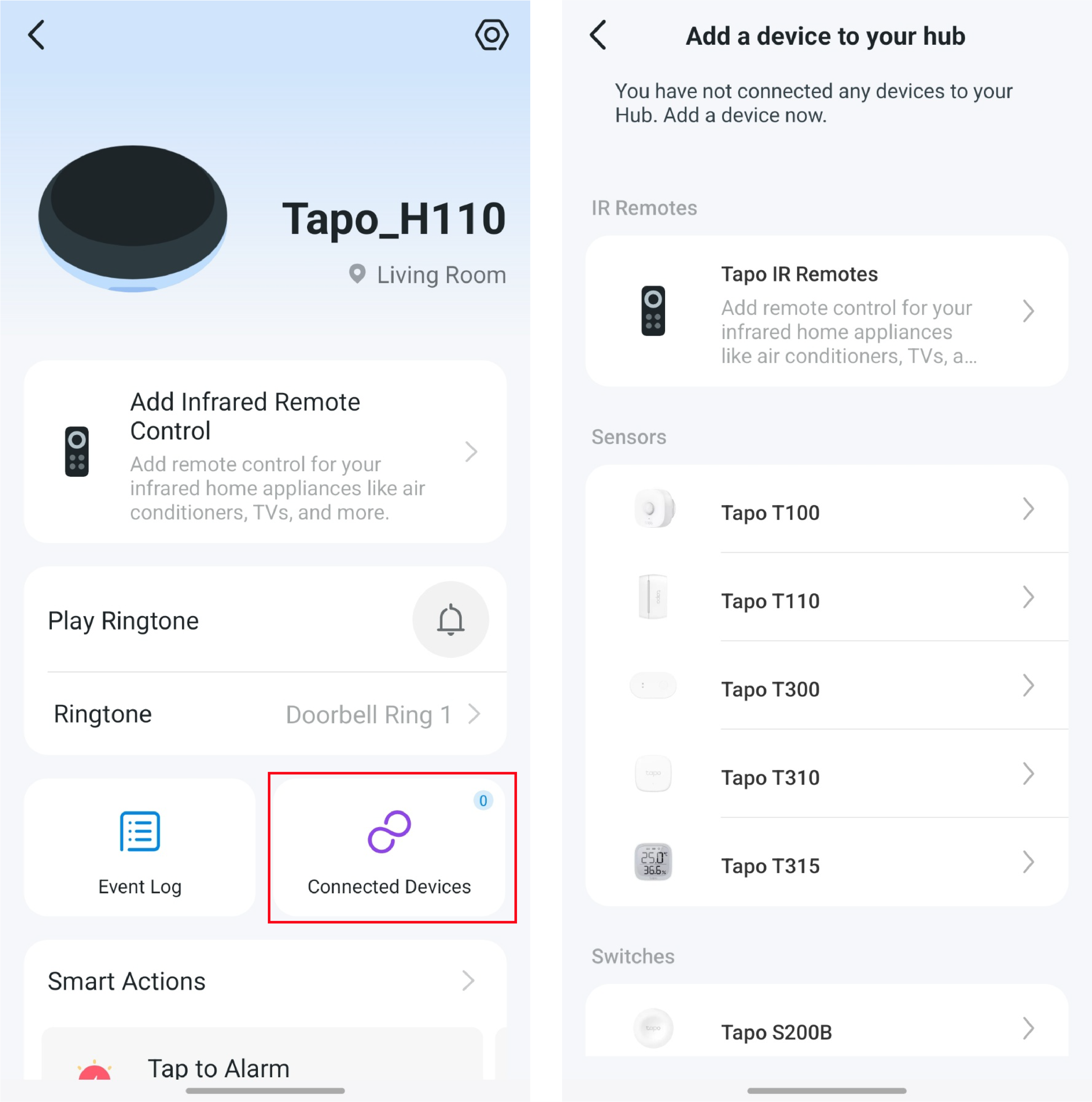 Add Tapo Accessories