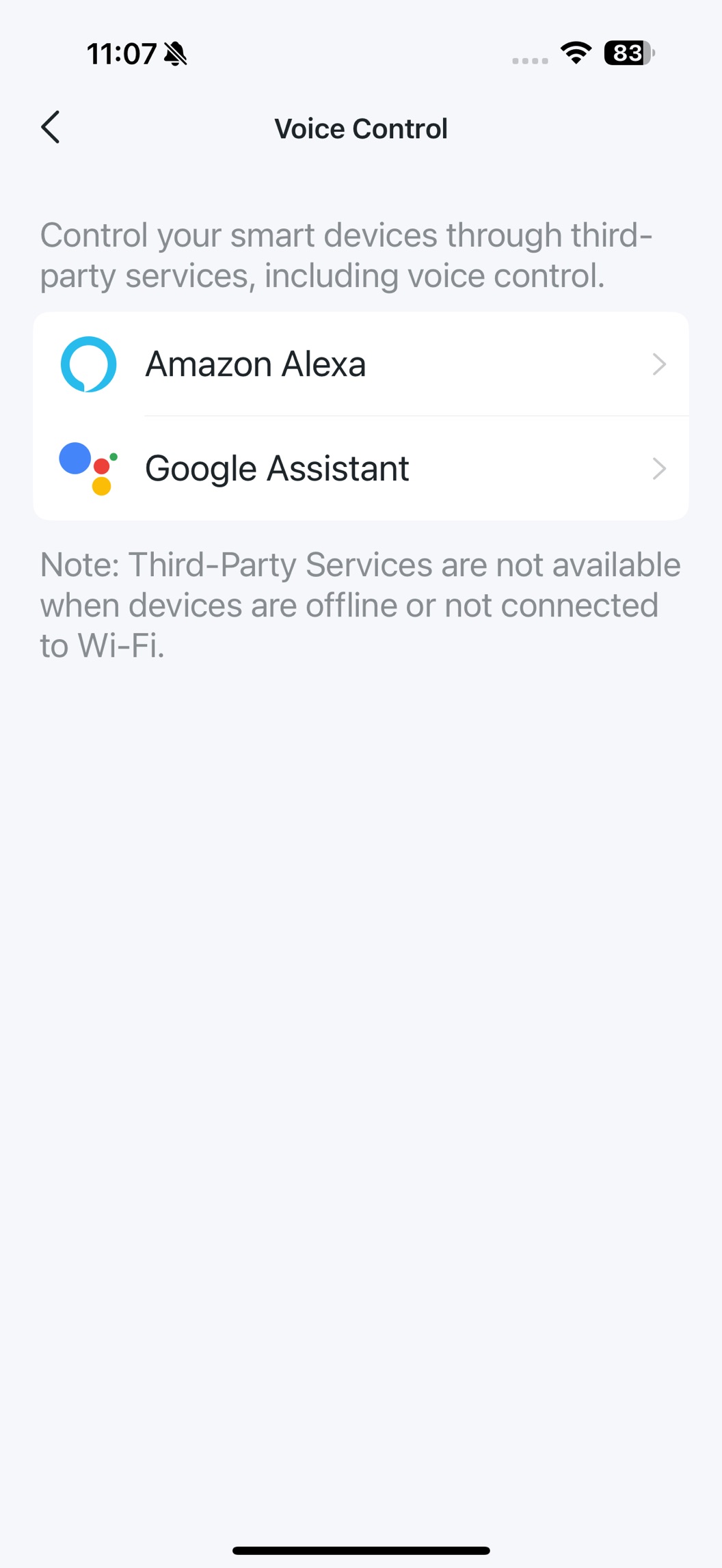 Voice Control