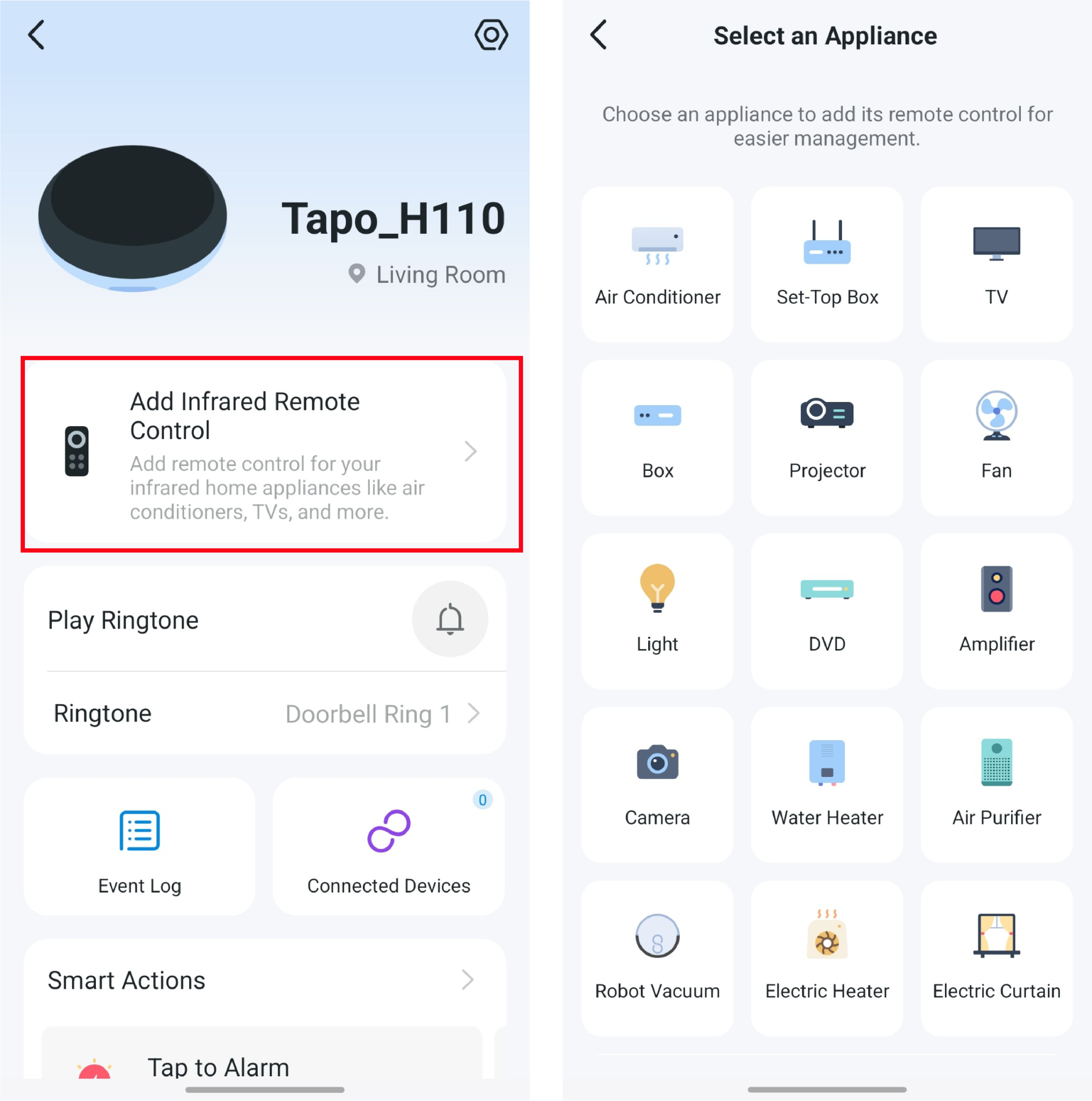 Add IR Remote Controls 