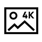 4k feature icon