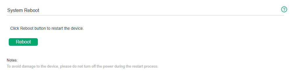 Rebooting the Switch