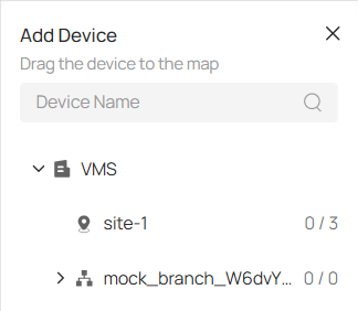 Add device on the map