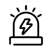 Customizable Sound and Light Alarm icon