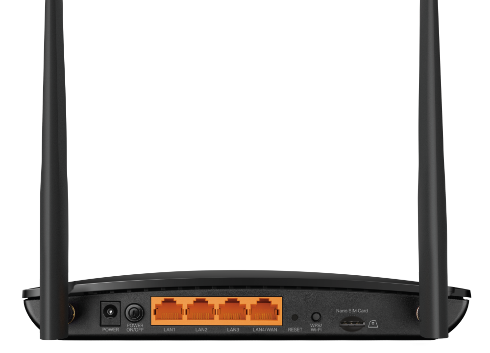 Back panel of the product