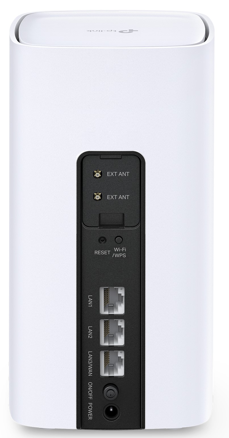 Back panel of 5G AX3000 Dual Band Wi-Fi 6 Router