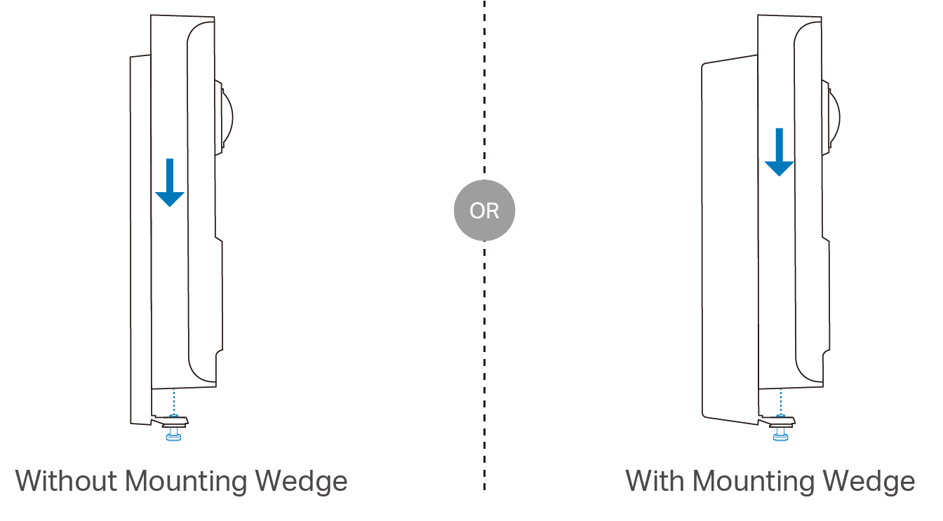 Attach the doorbell to the bracket