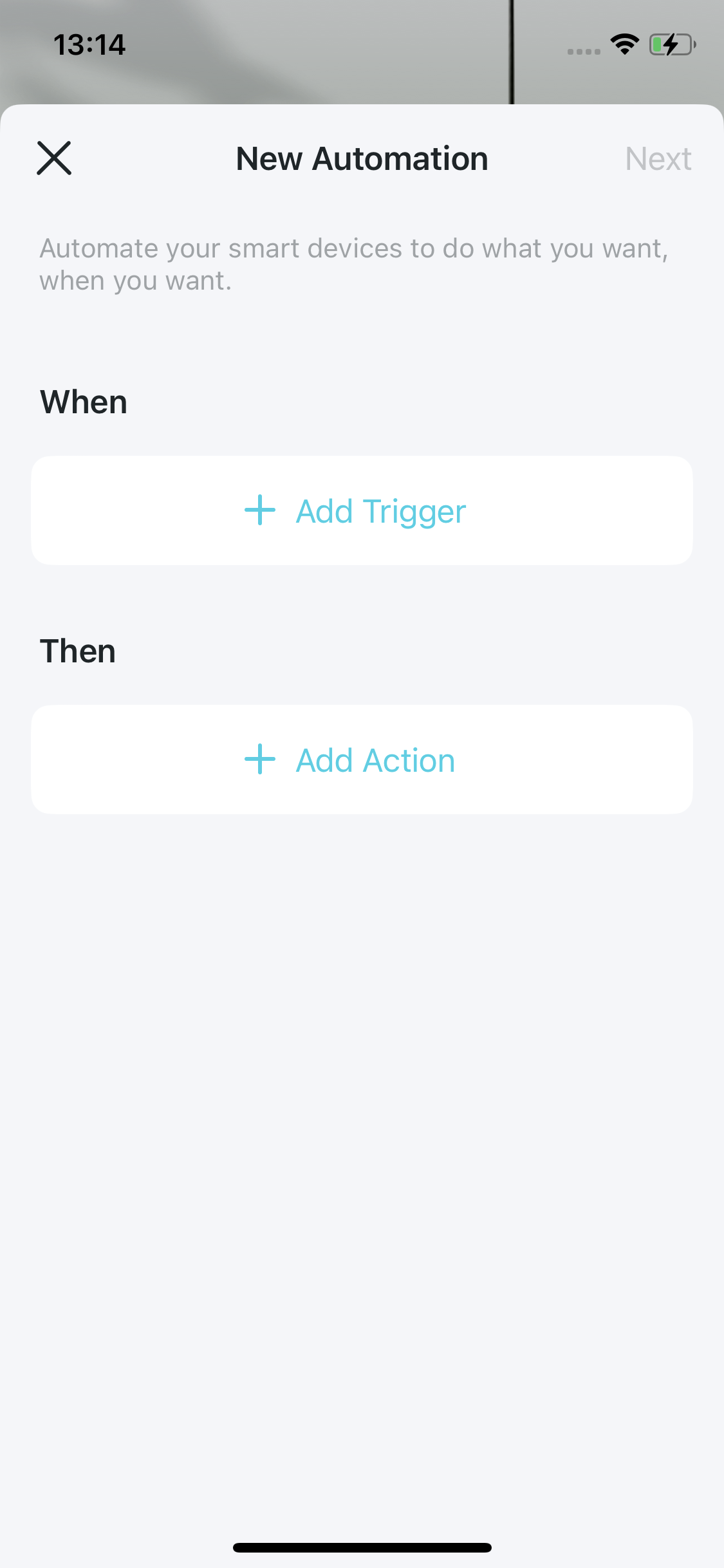 Locate the Add Trigger button 