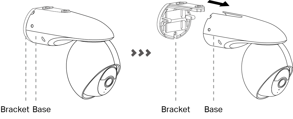 Mounting bracket and camera base images